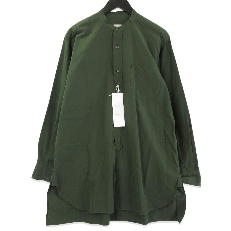 COMOLI コモリ バンドカラーシャツ I01-02003 16ss 長袖シャツ 日本製