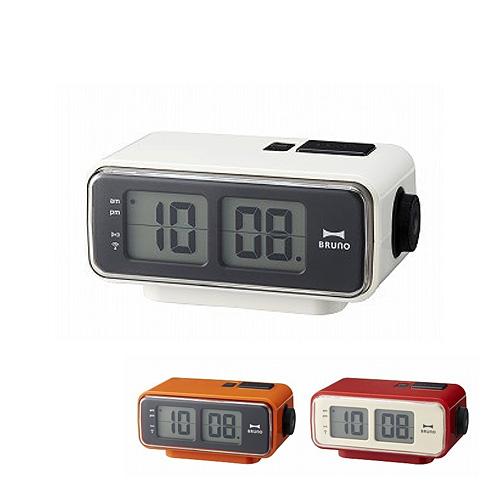 電波時計 LCDレトロアラームクロック S BCR003 イデア IDEA 置き時計