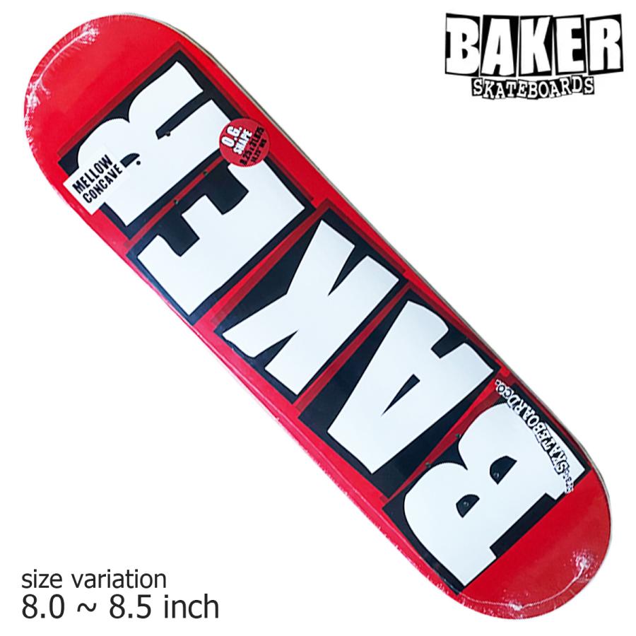 BAKER（ベイカー） BAKER BRAND LOGO WHITE 8.0 8.125 8.25 8.5 8.6