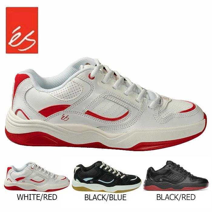 es スニーカー エス スケボー 靴 TJ ROGERS WHITE/RED BLACK/BLUE
