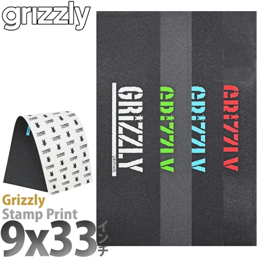 GRIZZLY（グリズリー） スケボー デッキテープ 9x33インチ Grizzly