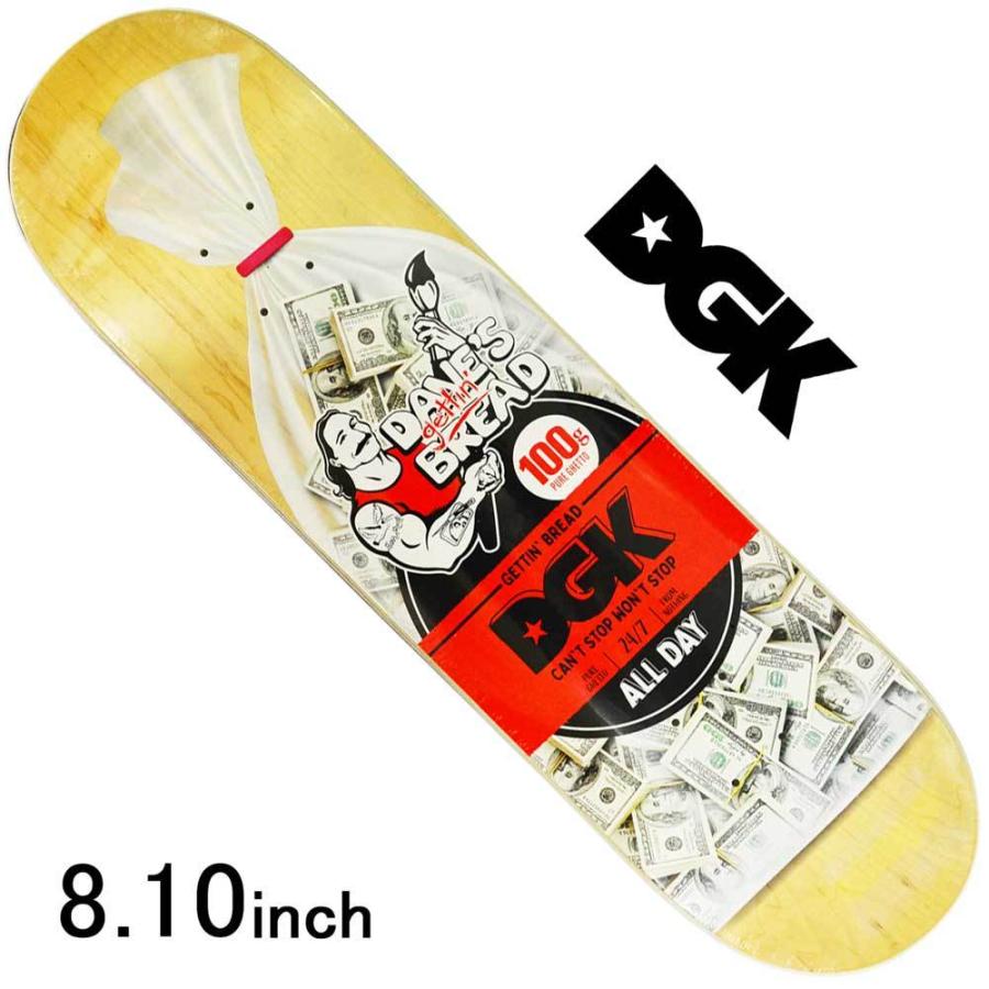 DGK DGK 8.1インチ スケボー デッキ Dane's Pro Bread Vaughn