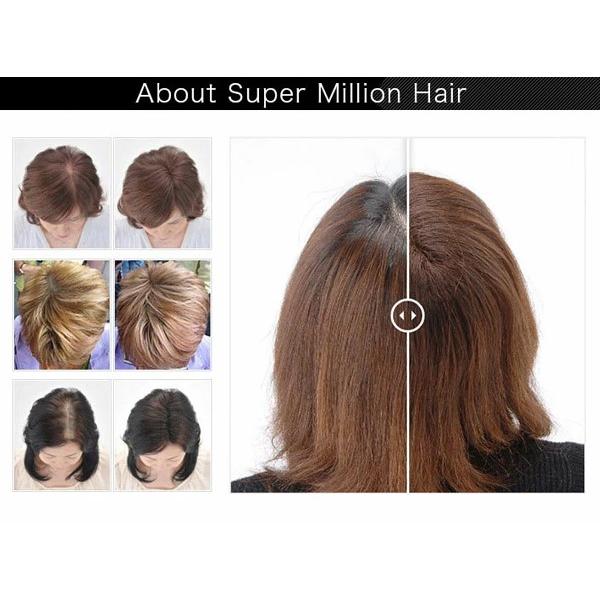 スーパーミリオンヘアー ルアン ミディアムブラウン 30g No.23 生え際