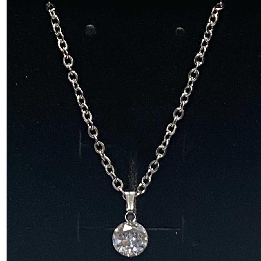 リセット ネックレス ジルコニア 小顔＆体幹矯正 ネックレス 50cm