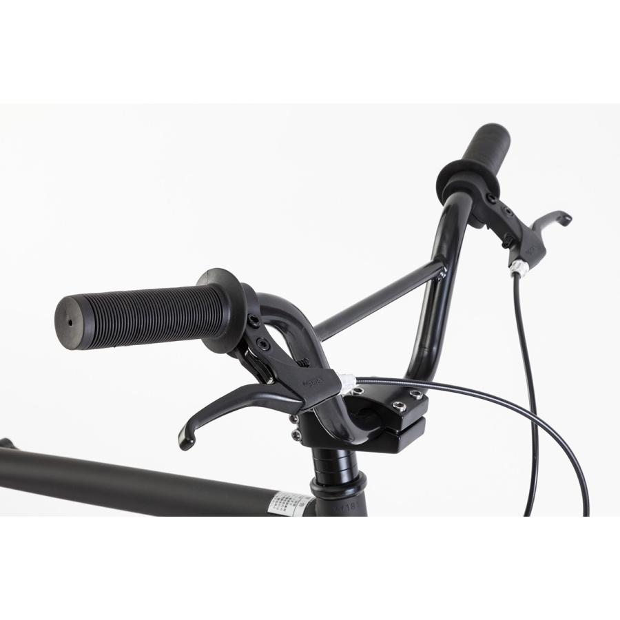 BMX 24インチ マットブラック 8割完成車 送料無料 : BMXピスト自転車の