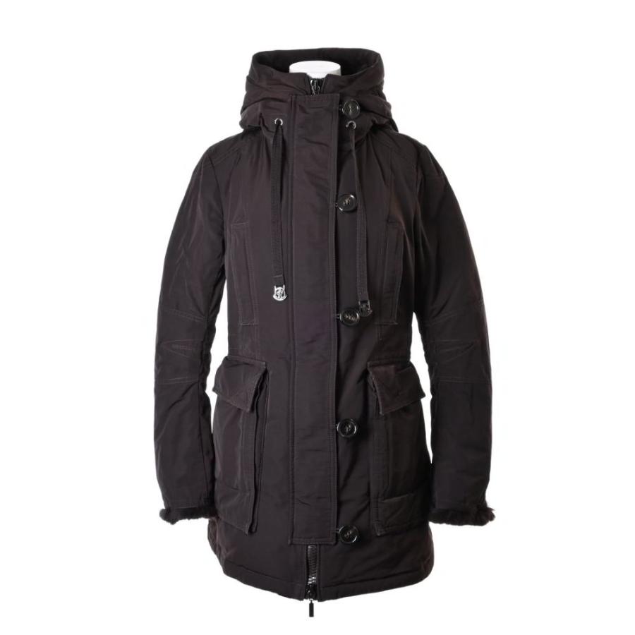EGERIE 美品 MONCLER GAMBIE ラビットファー付き ダウンジャケット 0