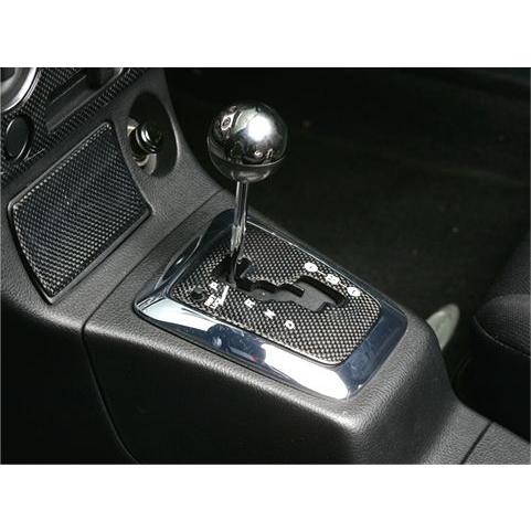 RSW」コペン（L880K）用シフトレバーパネル（平織りブラックカーボン