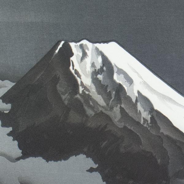 横山大観 「墨絵富士」 工芸画 : アンティーク慈光 - 通販 - Yahoo