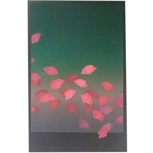 井上公三 「PLAINE ROUGE」 シルクスクリーン版画 : アンティーク慈光