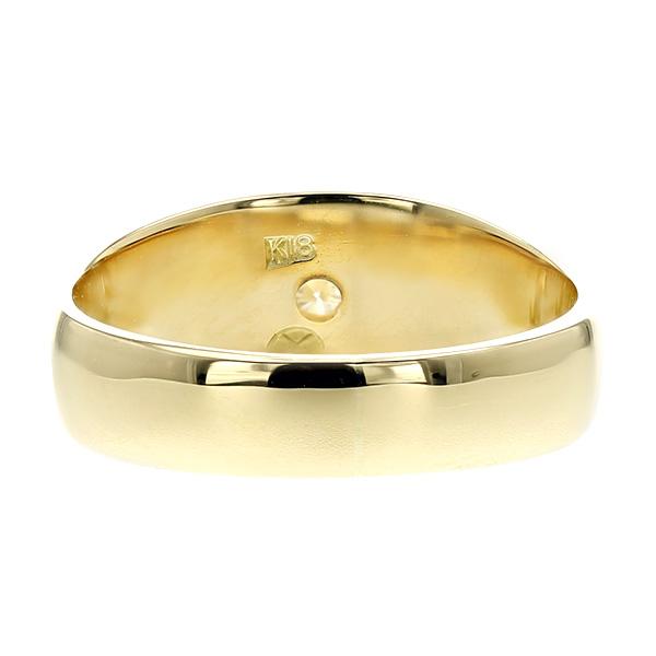 ダイヤモンド 横小判 メンズリング 0.15ct VSクラス Gカラークラス