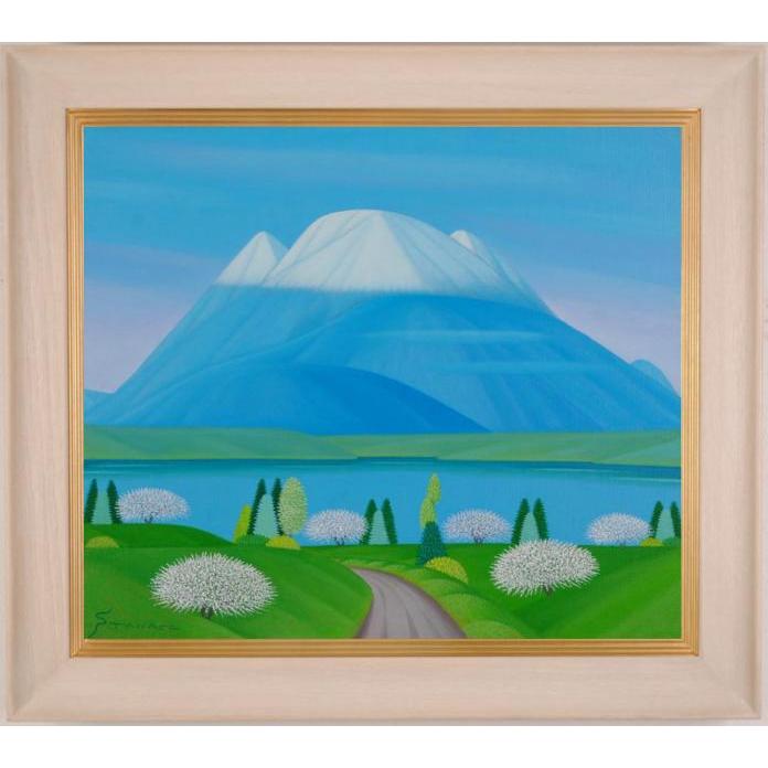 大分県玖珠郡九重町 絵画 風景画 九重山 インテリア プレゼント 油絵