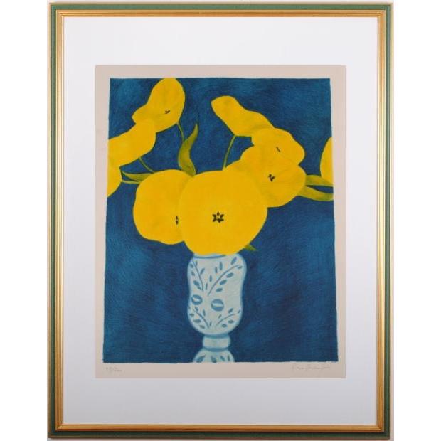 ポピー 花 絵画 インテリア リトグラフ 版画 ピエール・ボンコンパン