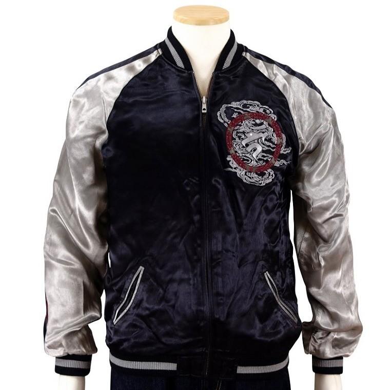 SATORI さとり 不動明王刺繍スカジャン メンズ レディース 和柄