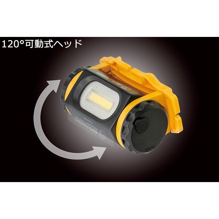 GENTOS（ジェントス） 防爆ヘッドライト COB LED 頭につけるライト
