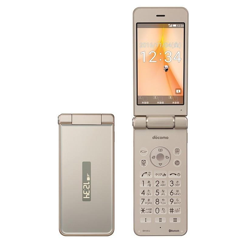 SH-01J AQUOS ケータイ docomo ゴールド [Gold] 新品 未使用 SHARP 白
