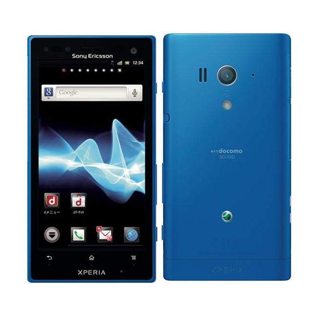 Xperia SO-03D acro HD SONY docomo 青 [Aqua] 未使用 白ロム
