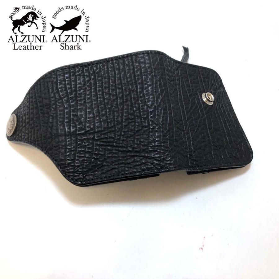 コンチョ ミニ財布 シャークスキン シャーク 鮫革 サメ革 メンズ