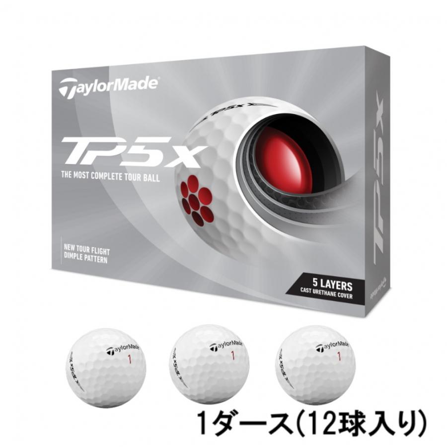 TaylorMade（テーラーメイド） TP5X 1ダース 12球入 ゴルフボール 公認