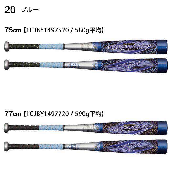 MIZUNO（ミズノ） 野球 少年軟式用 バット 75cm 77cm 79cm mizuno FRP