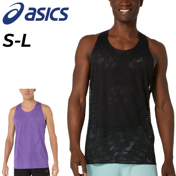 ASICS（アシックス） ノースリーブ ランニングシャツ メンズ 海外