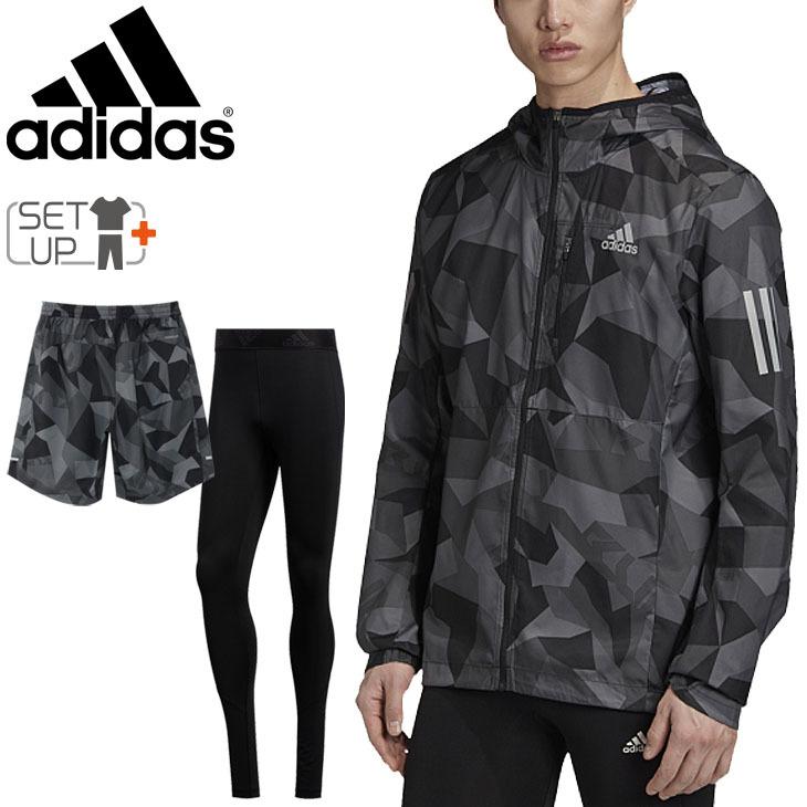 adidas（アディダス） ランニングウェア 3点セット メンズ adidas