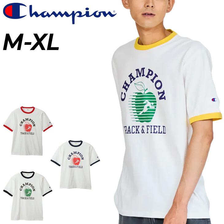 Champion（チャンピオン） 半袖 Tシャツ メンズ リンガーTシャツ