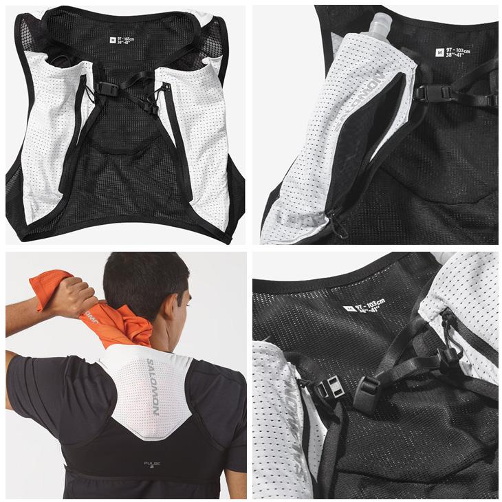 smart！ サロモン パルス2 ザック ランニングベスト フラスク付き