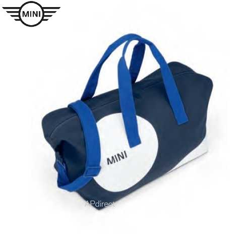 BMW MINI純正 MINI カー・フェイス・ダッフル・バッグ (インディゴ
