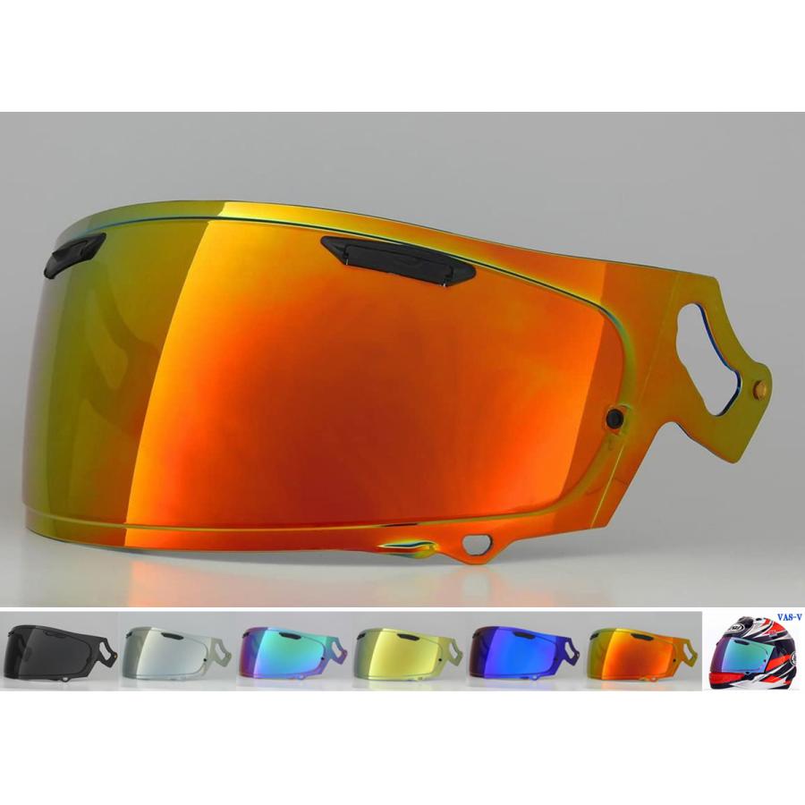 VAS-V MV ミラーシールド ピュアオレンジ RXP 社外品 (アライ