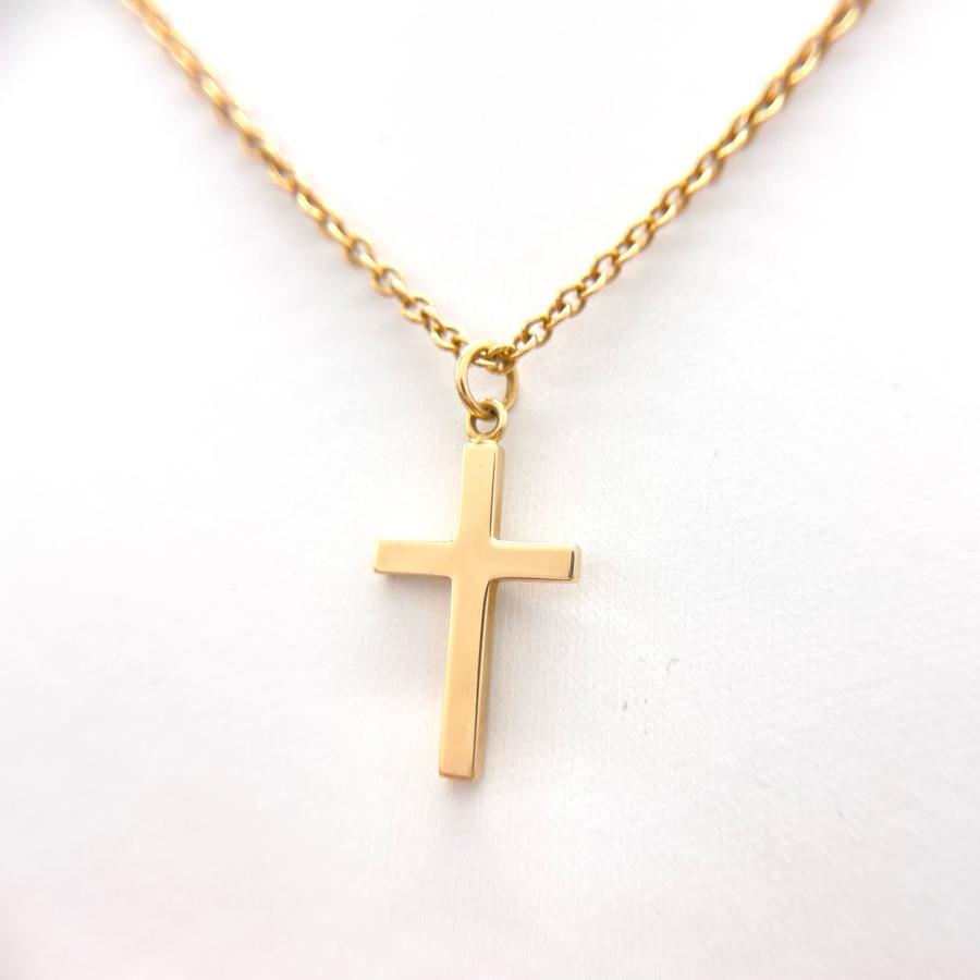 GUCCI（グッチ） クロス ネックレス イエローゴールド 送料無料 神戸市