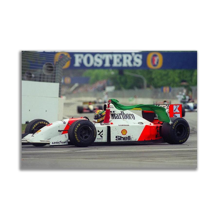 Ayrton Senna アイルトン・セナ 特大 ポスター 約150x100cm 海外 F1