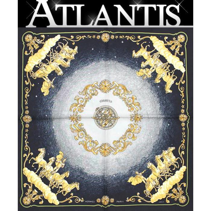 HERMES（エルメス） 美品 カレ45 『COSMOS コスモ 宇宙観』スカーフ