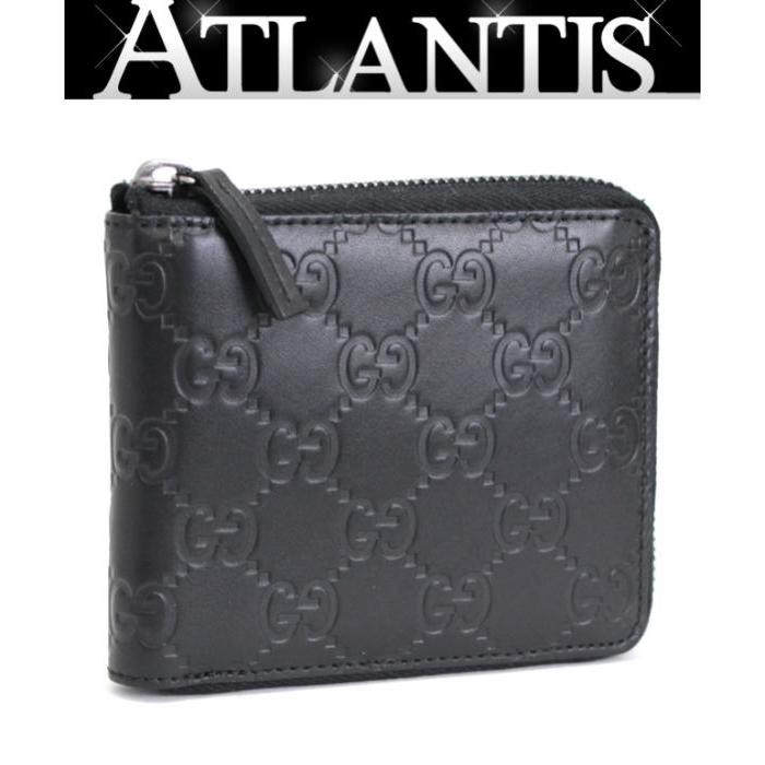 GUCCI（グッチ） 美品 GUCCI GG グッチシマ ラウンドファスナー 財布