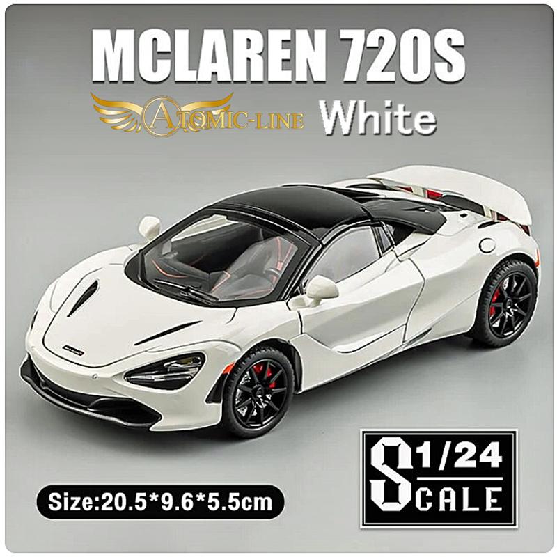 マクラーレン 720S Spider 1/24 ミニカー 全4色 ライト点灯 エンジン