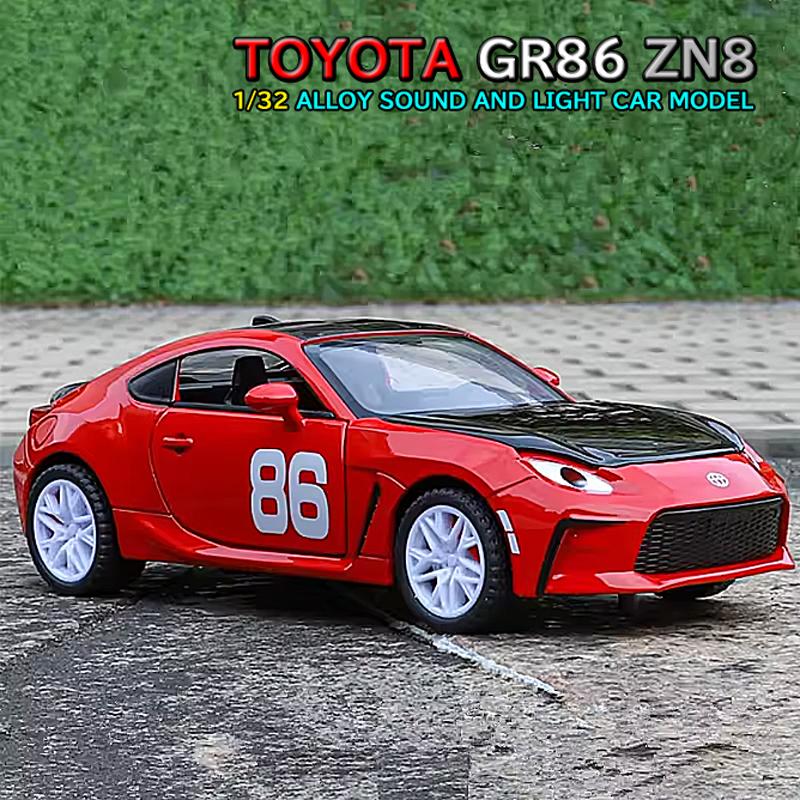 トヨタ（TOYOTA） TOYOTA GR86 ZN8 1/32 ミニカー 全3色 ライト点灯