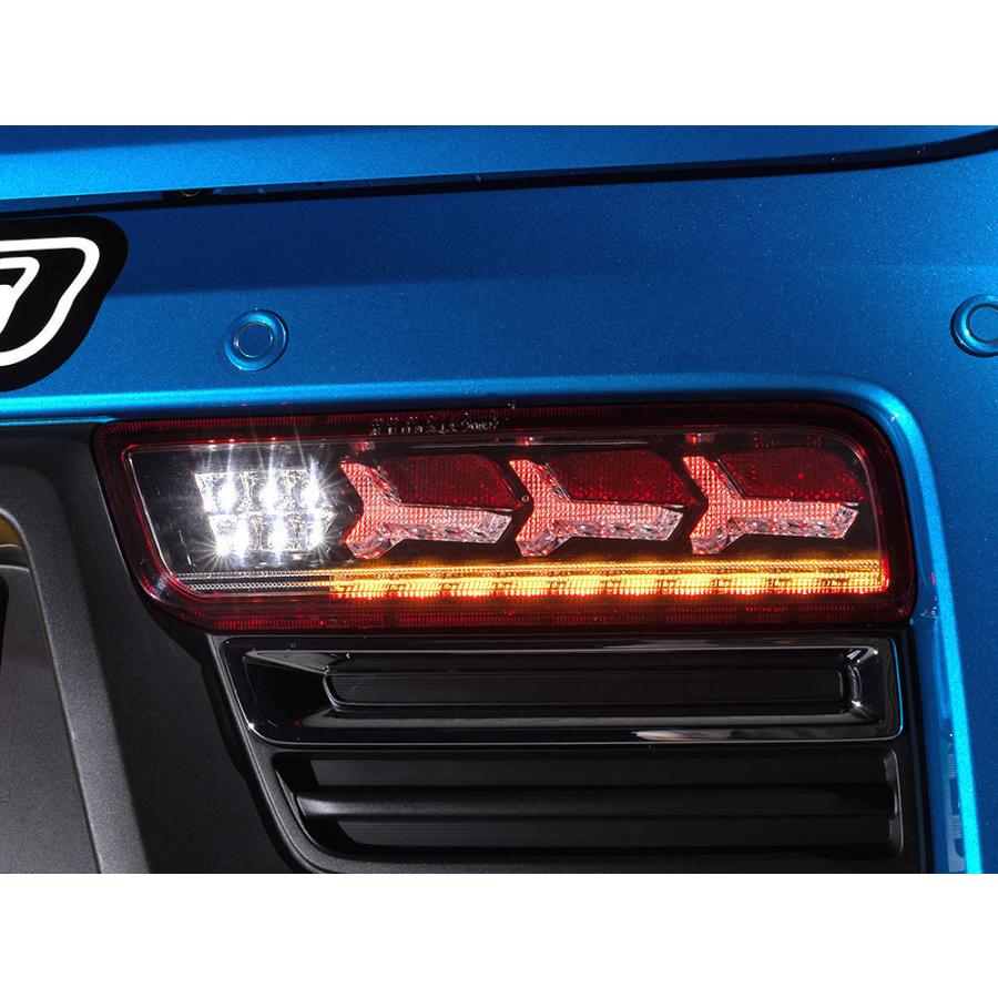 納期6ヵ月〜】Lck619 クリスタルテールランプ Idaten レッド＆クリア