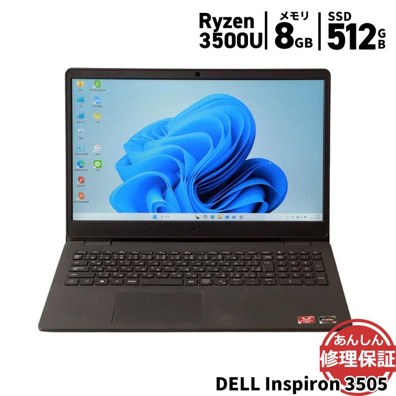 Inspiron ノートパソコン DELL INSPIRON 3505 Ryzen 3500U 2.16GHz 8GB