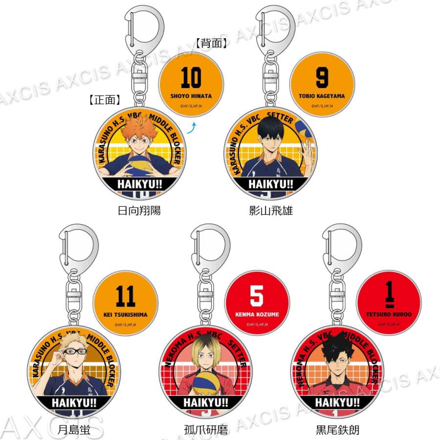 ハイキュー!! メタルキーチェーン(全10色)コンプリートボックス