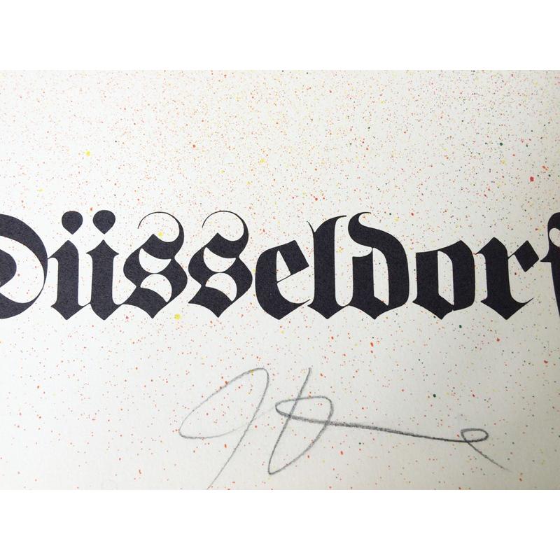 ポスター アート Colorful Hands 1971年 直筆サイン入り（ジム ダイン