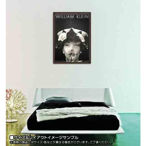 ポスター アート 5 Roses（ウィリアム クライン） 額装品 ウッドハイ