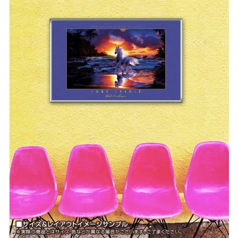 Free Spirit (foil)（クリスチャン ラッセン） 額装品 アルミ製ハイ