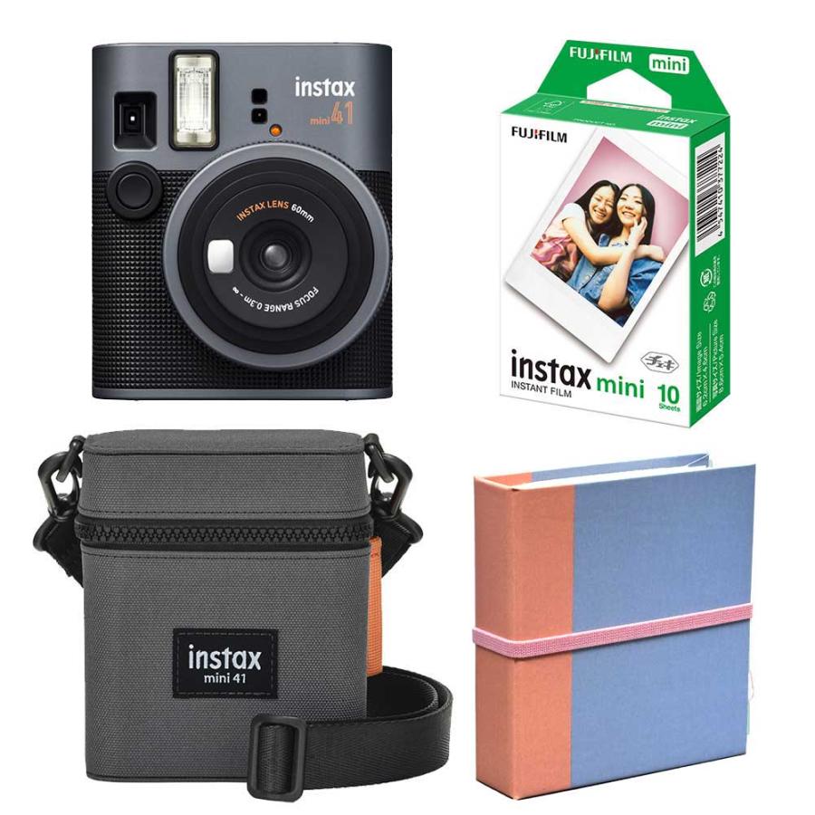 4点セットB)富士フイルム インスタントカメラ チェキ instax mini 41