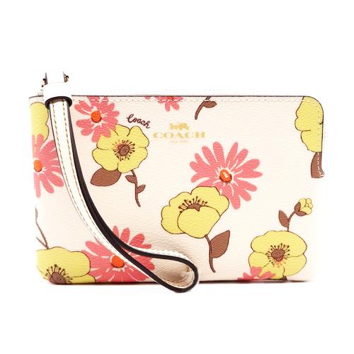 COACH（コーチ） ポーチ 新作 新品 フローラル プリント リストレット
