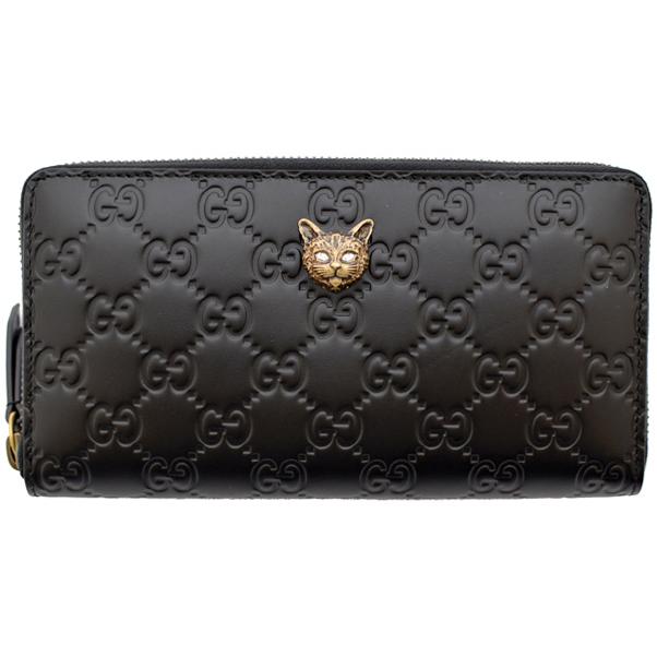 グッチシマ グッチ 財布 GUCCI ラウンドファスナー長財布 レディース