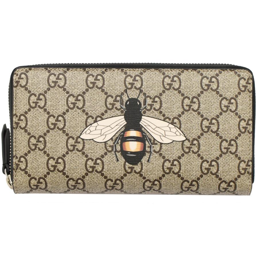 GGキャンバス グッチ 財布 GUCCI ラウンドファスナー長財布 メンズ