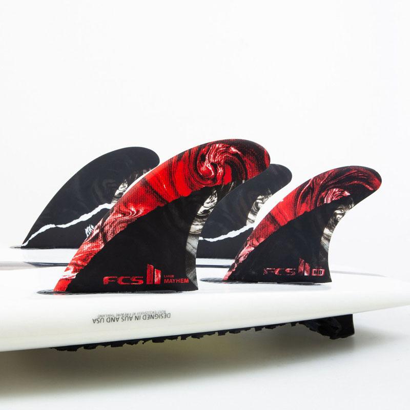 FCS FCS2 MAYHEM MB CARBON TRI-QUAD 5 FIN L / FCSII エフシーエス2