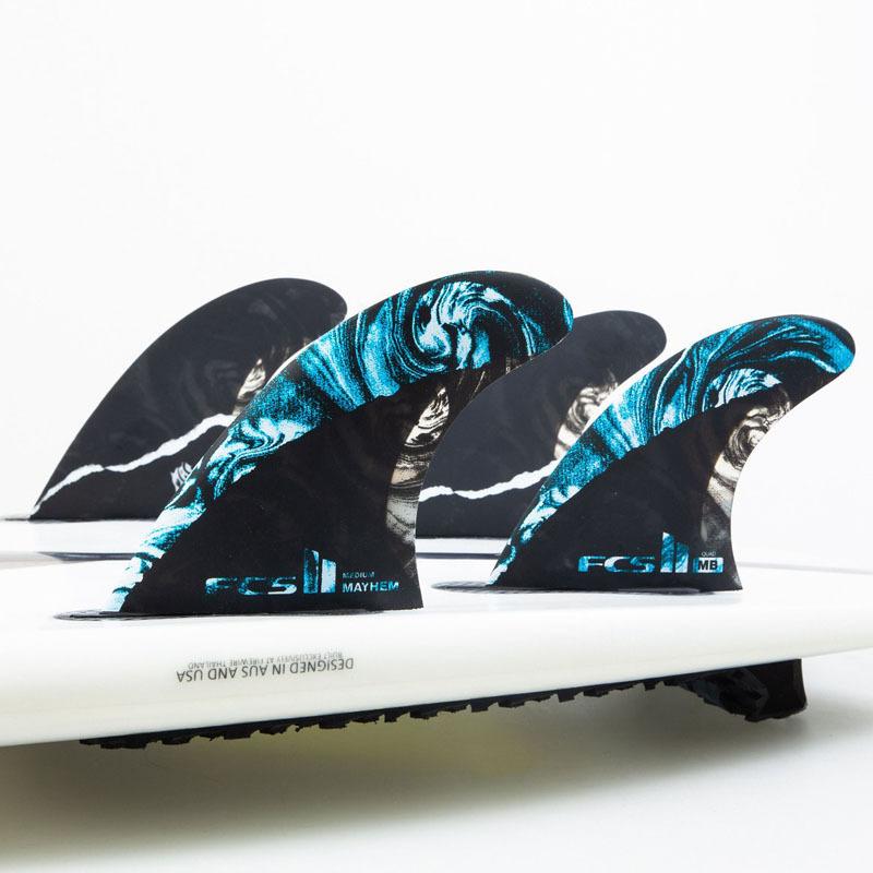 FCS FCS2 MAYHEM MB CARBON TRI-QUAD 5 FIN L / FCSII エフシーエス2