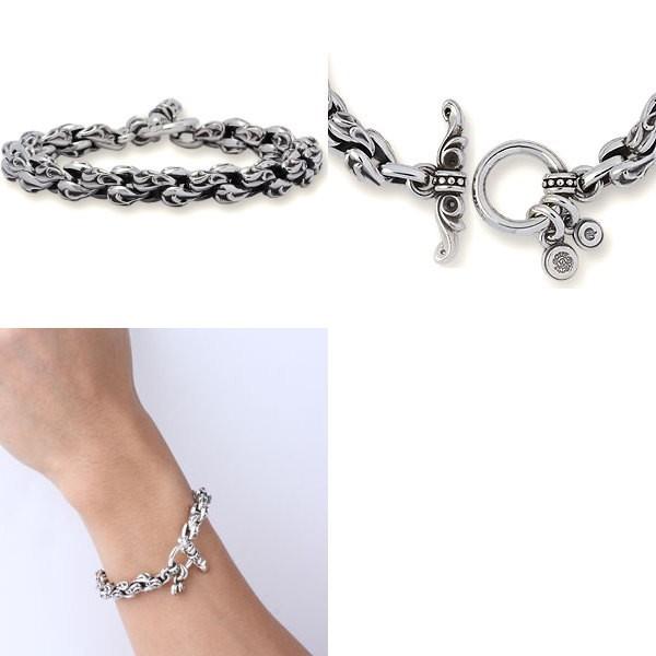 AQUA SILVER（アクアシルバー） メンズアラベスクシルバーブレスレット