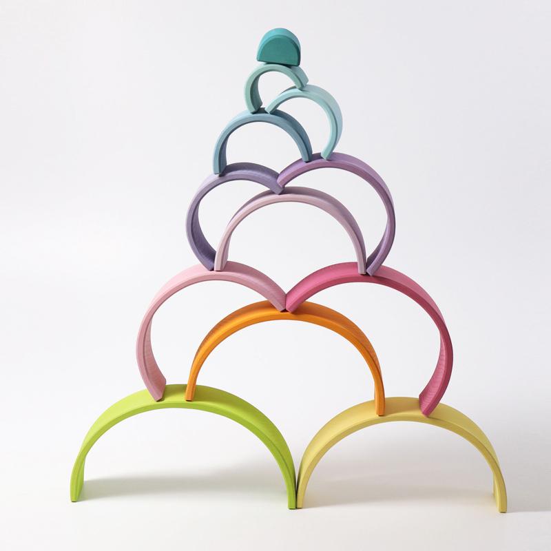 GRIMM'S アーチレインボー 大 12ピース パステルアーチ グリムス 正規