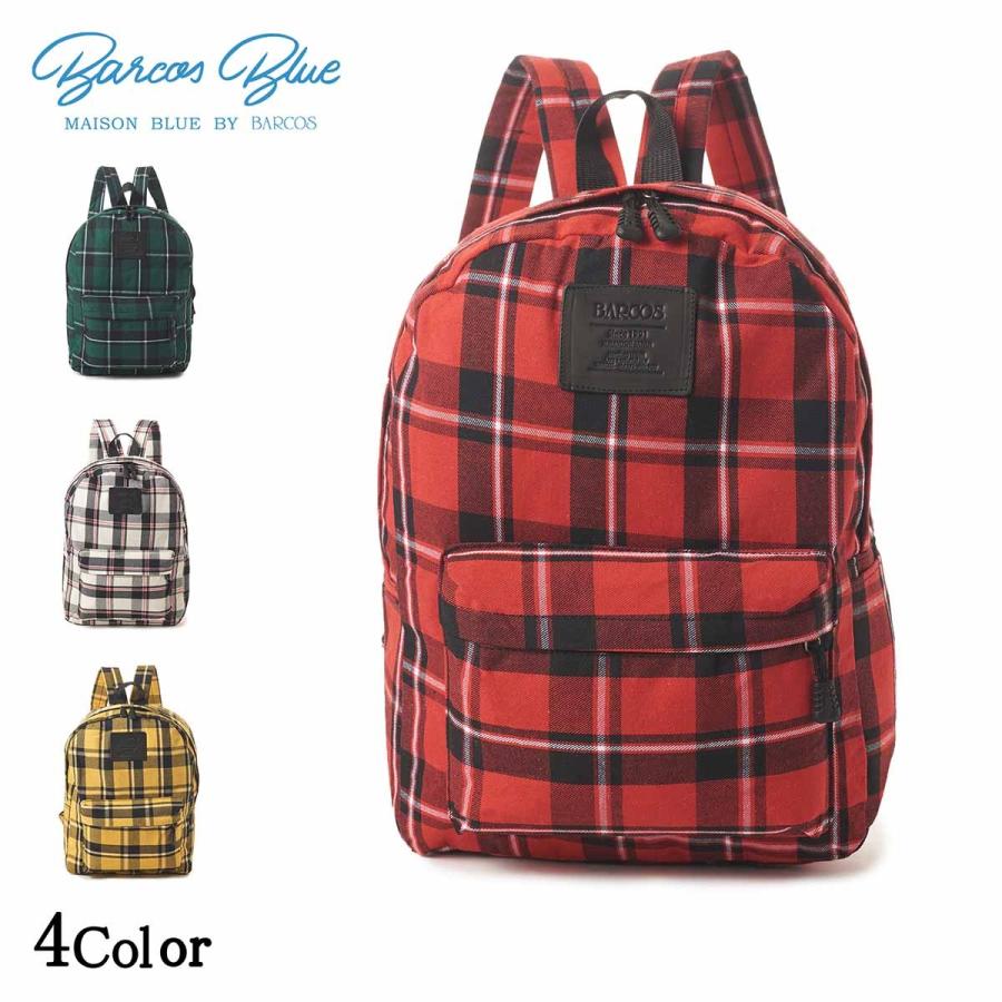 BarcosBlue チェック柄リュック レディース 全4色 ONESIZE バルコス